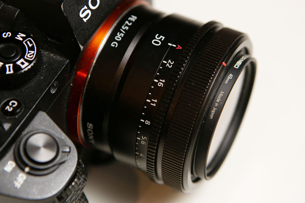 カメラ レンズ(単焦点) コンパクトで高画質! ソニーEマウント Gレンズ 「SONY 50mm f2.5G 